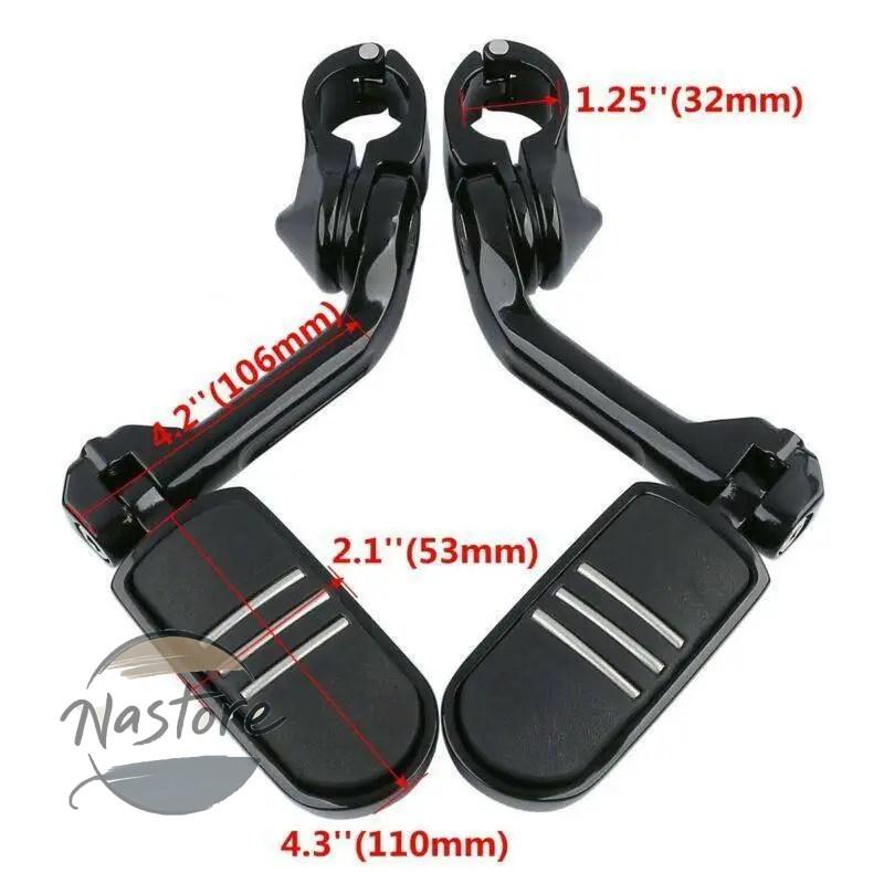 並行輸入品 バイク カスタムパーツ カスタム 高速 二輪 フットペグ 1 4 インチ 32mm ハーレー electraグライド 超クラシックflhtcu カスタムパーツ 部品の画像