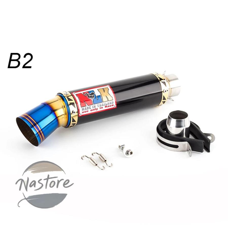 並行輸入品 lc135 エキゾースト サイレンサー 汎 38mm 51mm カーボン wave 125 mio110 rs150 y15 nmax fz6 r3 カスタムパーツ 部品 アクセサリーの画像