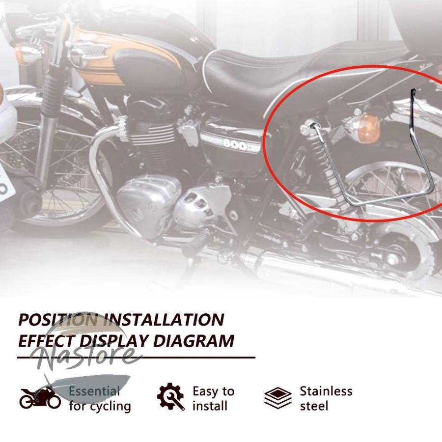 たかさん専用　W650部品 並行輸入品 w400 バイク 二輪 サイドスタンド ラック カワサキ w650