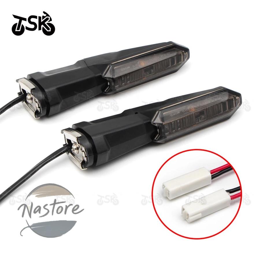 並行輸入品 er6n バイク ウインカー カワサキ ニンジャer 6n 6f er6f ledウィンカーインジケータライト カスタムパーツ 部品 アクセサリーの画像