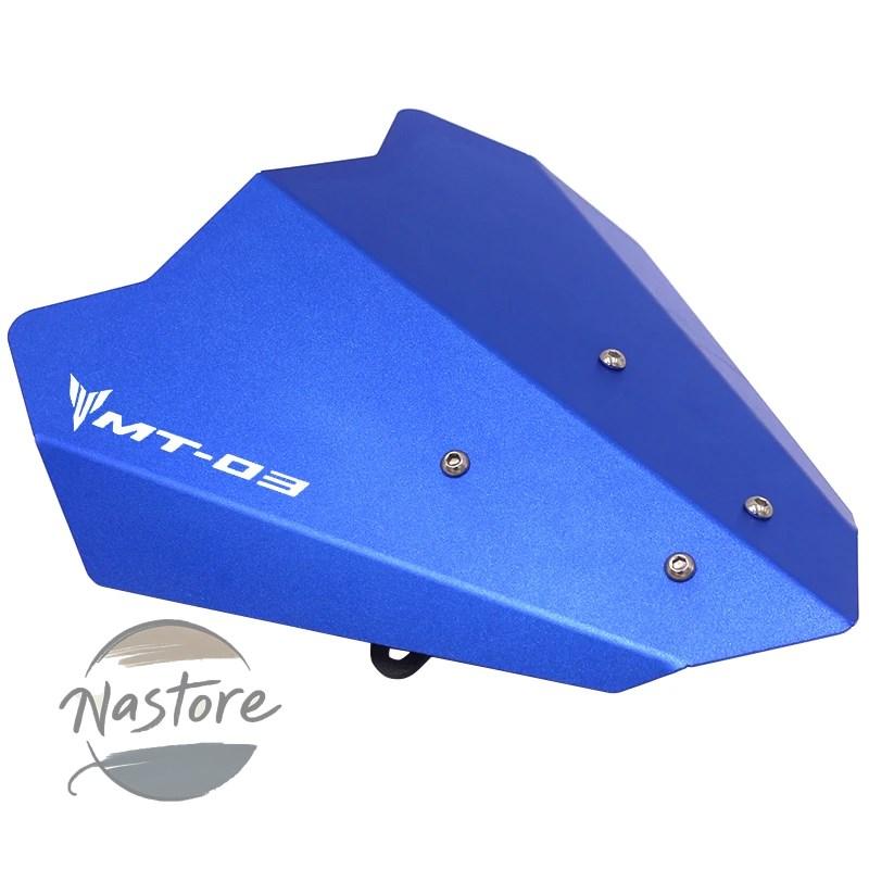 MOLONG Windschutzscheiben-Abweiser Aus Aluminium Für Yamaha MT-03/MT-25 (2020) – In Rot, Blau Oder Schwarz