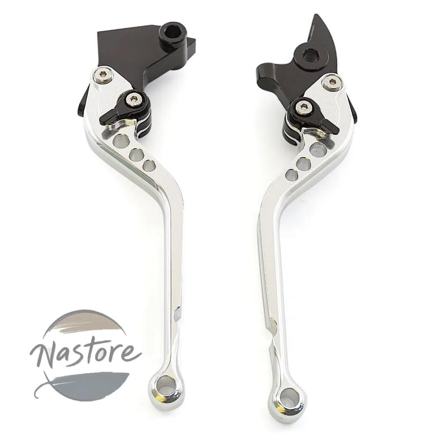 並行輸入品 int650 ロイヤルエンフィールド バイク クラッチ ブレーキ アルミ レバー ショートロング インターセプター650 2017 2019-21 カスタムパーツ 部品の画像