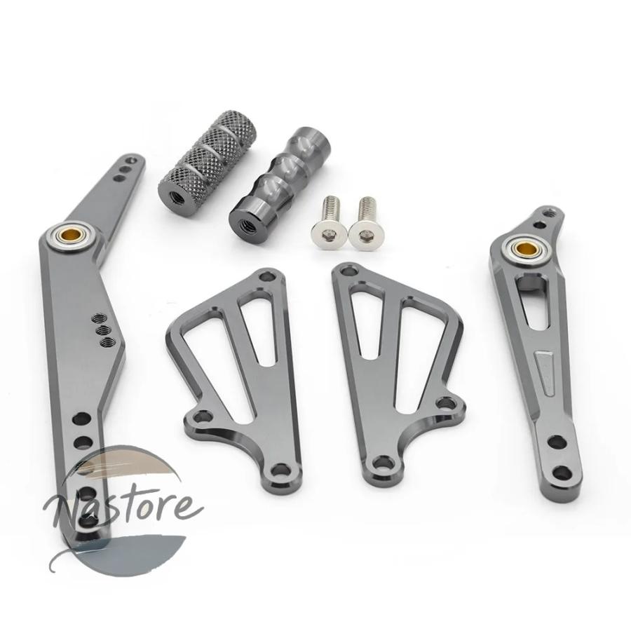 並行輸入品 r1 ヤマハ バイク ブレーキ yzf 2015 2018 調整可能 リアセット フットペグ リア カスタムパーツ 部品 アクセサリーの画像