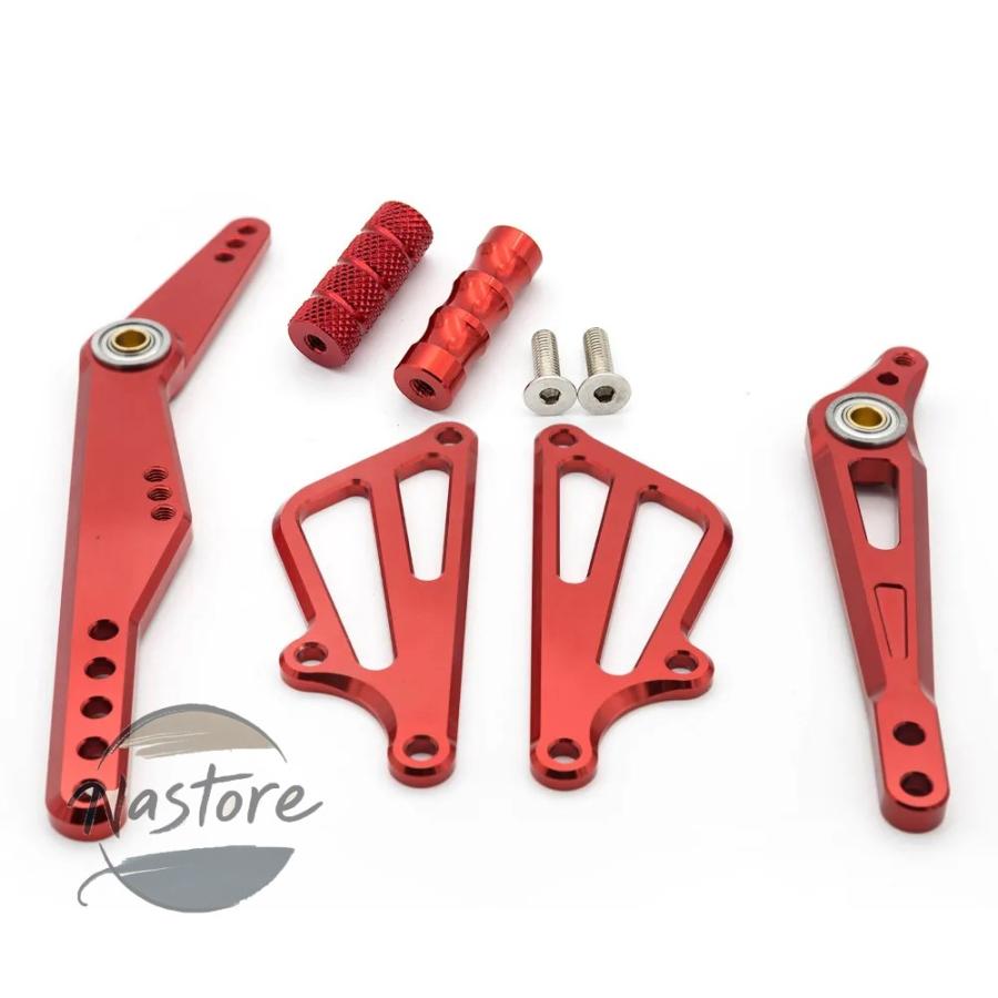 並行輸入品 r1 ヤマハ バイク ブレーキ yzf 2015 2018 調整可能 リアセット フットペグ リア カスタムパーツ 部品 アクセサリーの画像