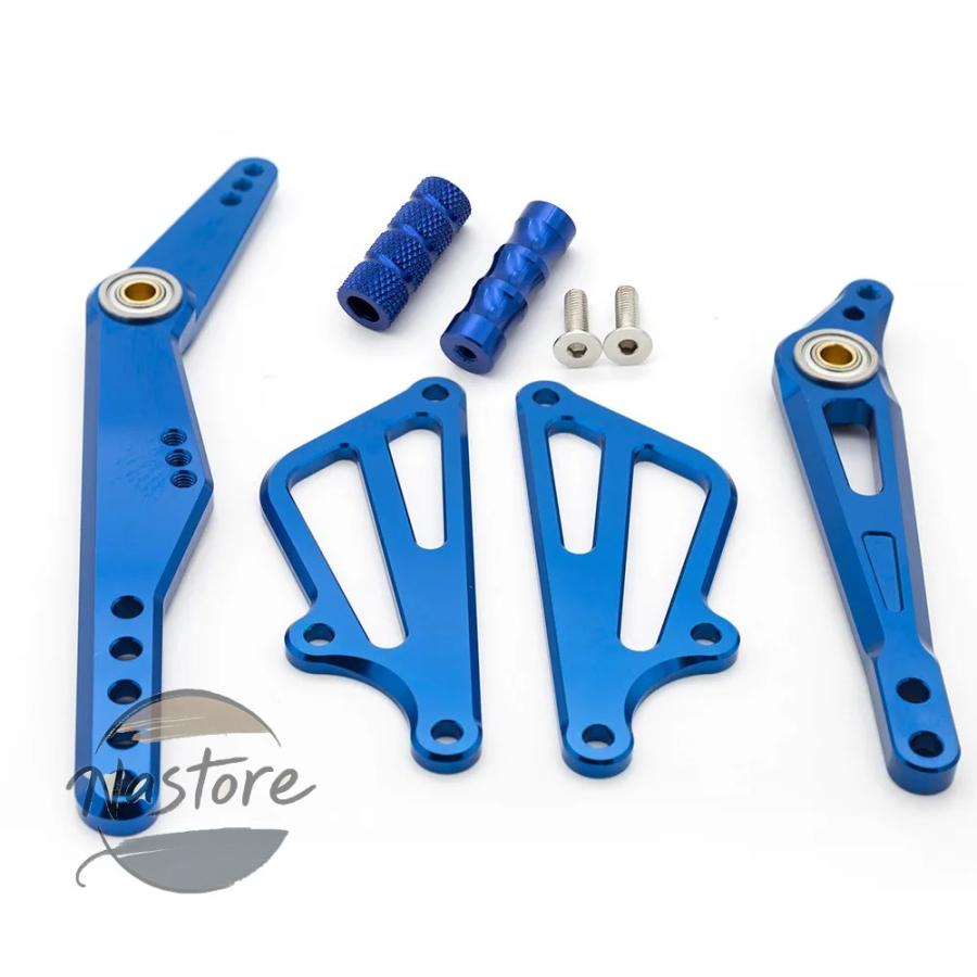並行輸入品 r1 ヤマハ バイク ブレーキ yzf 2015 2018 調整可能 リアセット フットペグ リア カスタムパーツ 部品 アクセサリーの画像