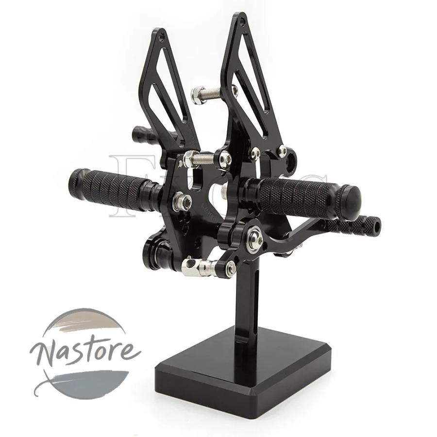 並行輸入品 バイク リア 部品 カスタムパーツ アクセサリー cncアルミ 二輪 セット フットペグ カワサキ ニンジャ250r フットペダル ニン_3