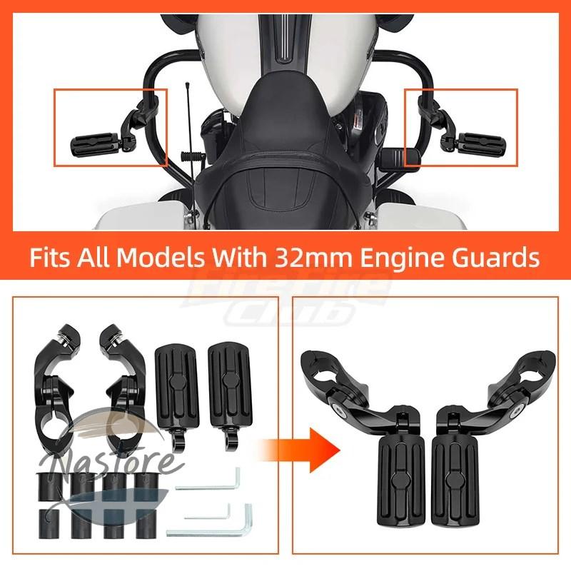 並行輸入品 ホンダ honda バイク ガード エンジン 汎 二輪フットレスト ハイウェイ フットペグ マウント ハーレーツーリング カワサキ カスタムパーツ 部品の画像