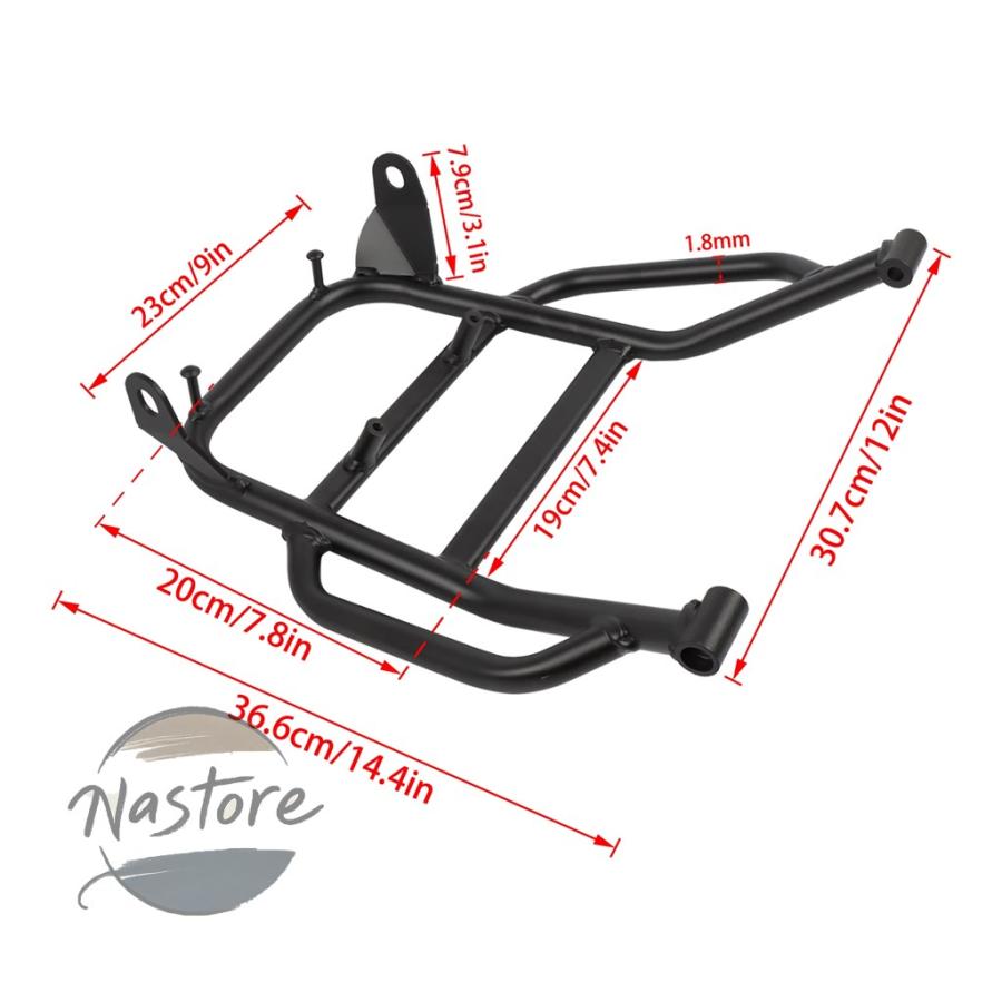 並行輸入品 dr650 スズキ バイク se dr 650 650se 2006 2016 2015 リアラゲッジラック ブラケット カスタムパーツ 部品 アクセサリーの画像