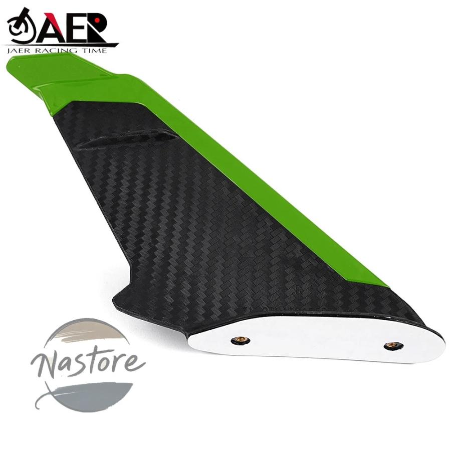 並行輸入品 zx6r バイク スポイラー キット サイドウイングレットウィングフェアリングカワサキ カワサキ ニンジャ250 300 400 650_3