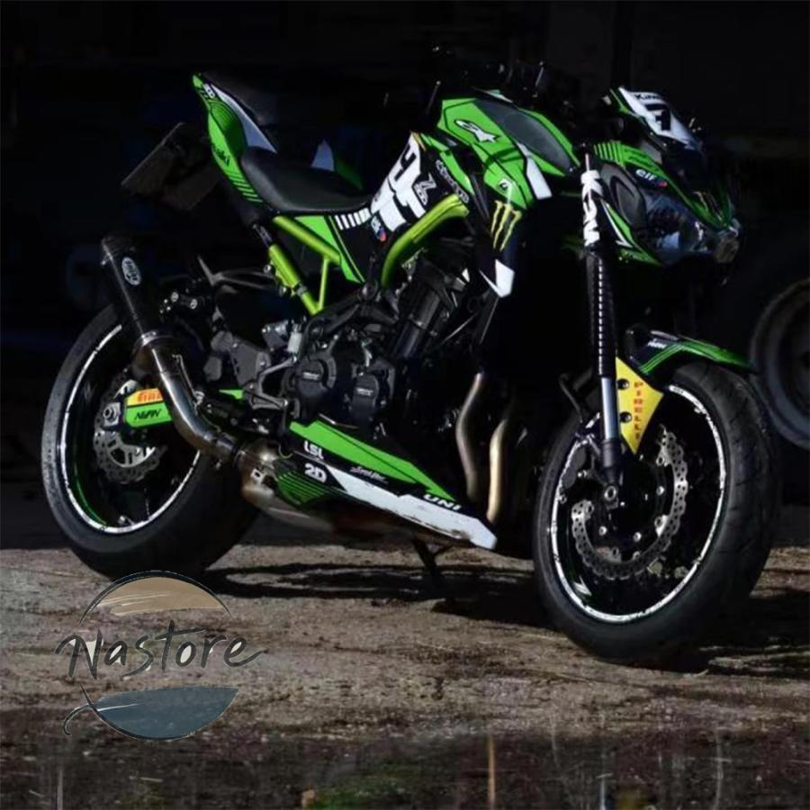 並行輸入品 バイク カバー エンジン カワサキ z900 二輪 スポイラーロアパネル 二輪スポイラー フェアリング ボディフレームプロテクター 20の画像