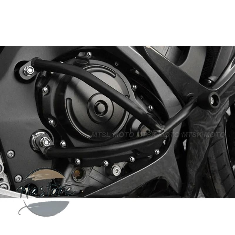 並行輸入品 スズキ suzuki バイク エンジン ガード カスタム クラッシュバー 二輪パーツ ブラックフレーム gsxr750 gsxr600 gsx-r 600 750 2006-2009 2010