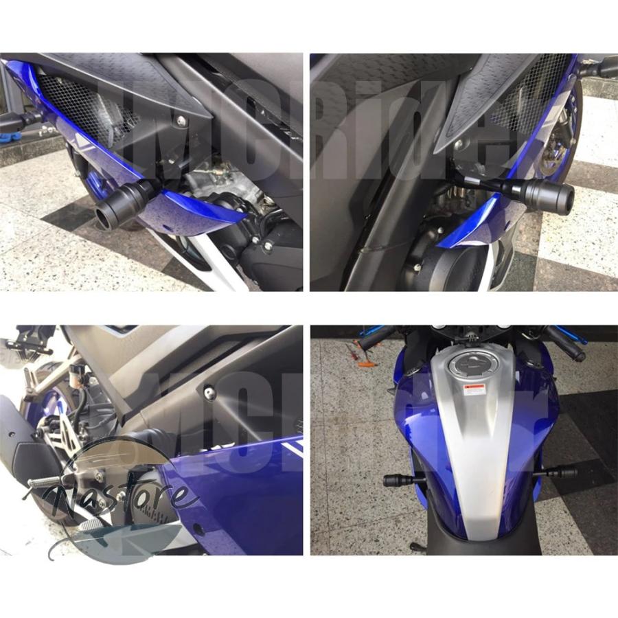 並行輸入品 r15 ヤマハ バイク エンジン 二輪 フレーム 落下防止 クラッシュパッドプロテクション モデルyzf yzf v3 v3.0 2017 2021 カスタムパーツ 部品の画像