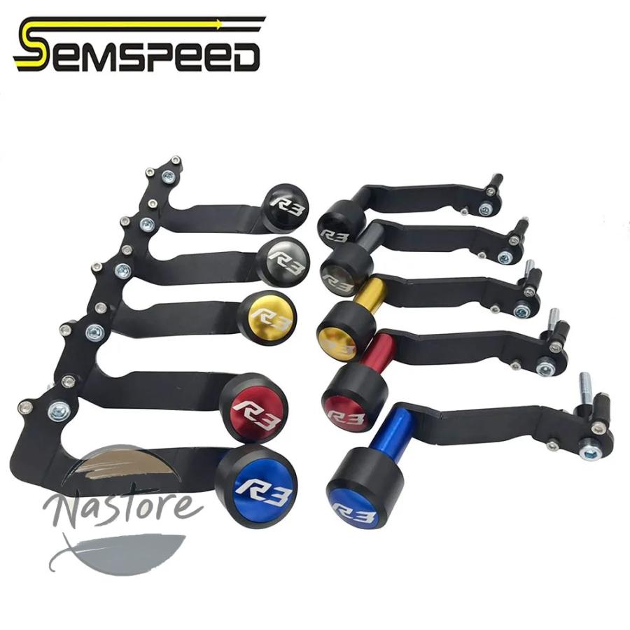 並行輸入品 r3 ヤマハ バイク スタンド クラッシュパッド cncフレーム プロテクター yzf 2019-23 カスタムパーツ 部品 アクセサリー_5