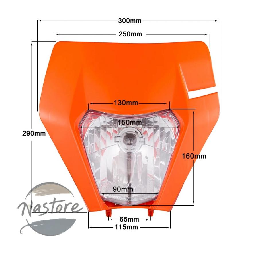 並行輸入品 KTM バイク ヘッドライト led ヘッドランプ exc excf sx sxf xc ダート カスタムパーツ 部品 アクセサリーの画像