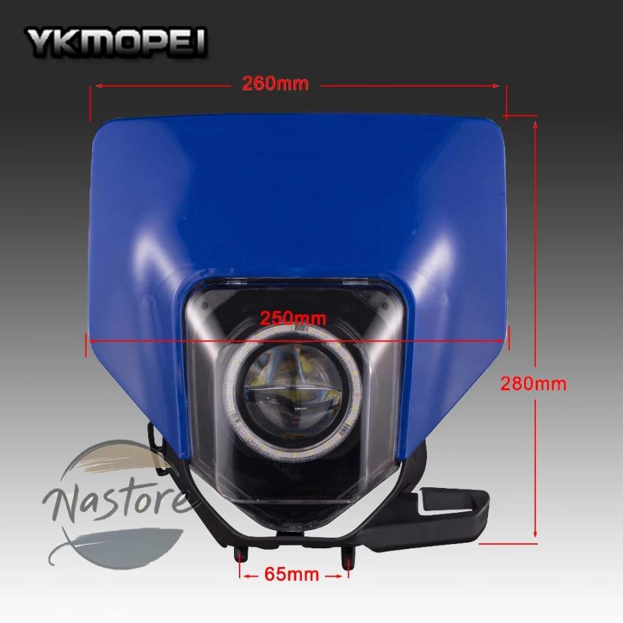 並行輸入品 fe250 ハスクバーナ バイク ヘッドライト 2022 led ヘッドランプ fe350 fe450 カスタムパーツ 部品 アクセサリー_4