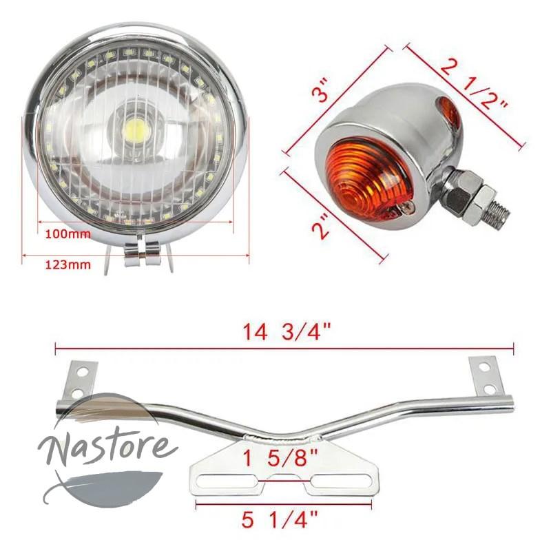 並行輸入品 ホンダ バイク エアロ クローム led パッシングスポット シグナル カスタムパーツ 部品 アクセサリーの画像