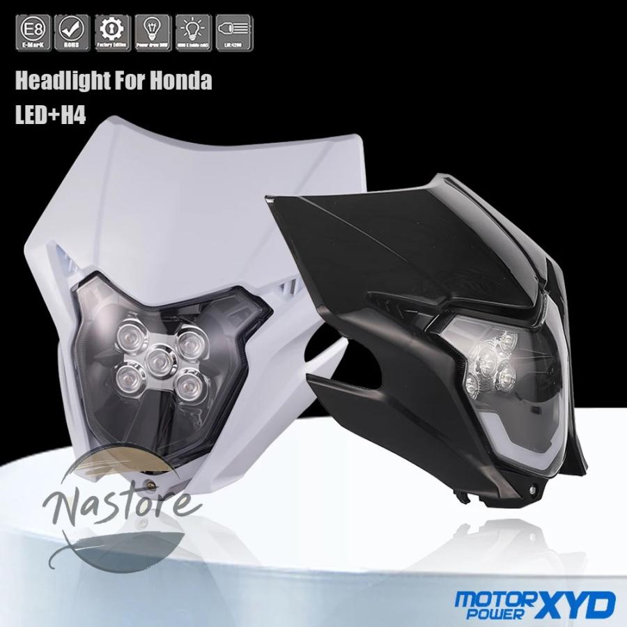 並行輸入品 ホンダ crf150l バイク ヘッドライト led ヘッドランプ 150r 150f 230l 250l 250x 250m カスタムパーツ 部品 アクセサリーの画像