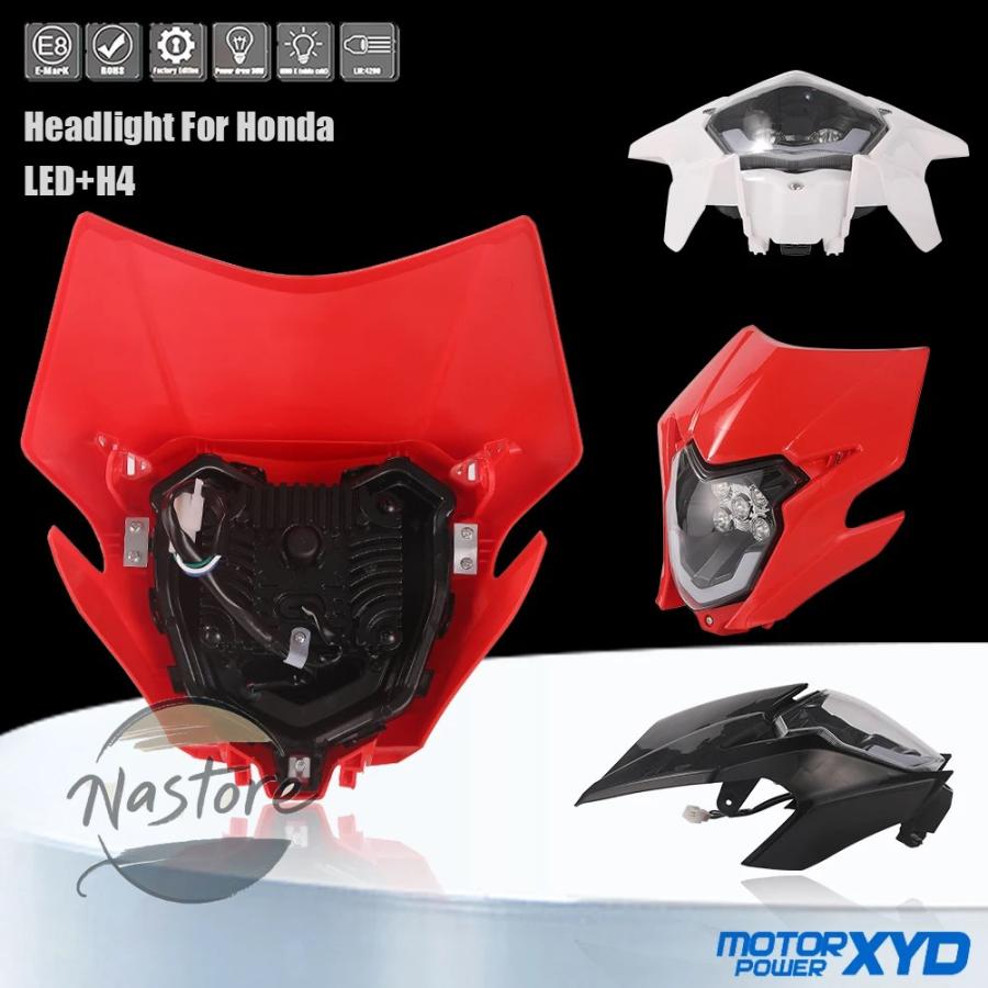 並行輸入品 ホンダ crf150l バイク ヘッドライト led ヘッドランプ 150r 150f 230l 250l 250x 250m カスタムパーツ 部品 アクセサリーの画像