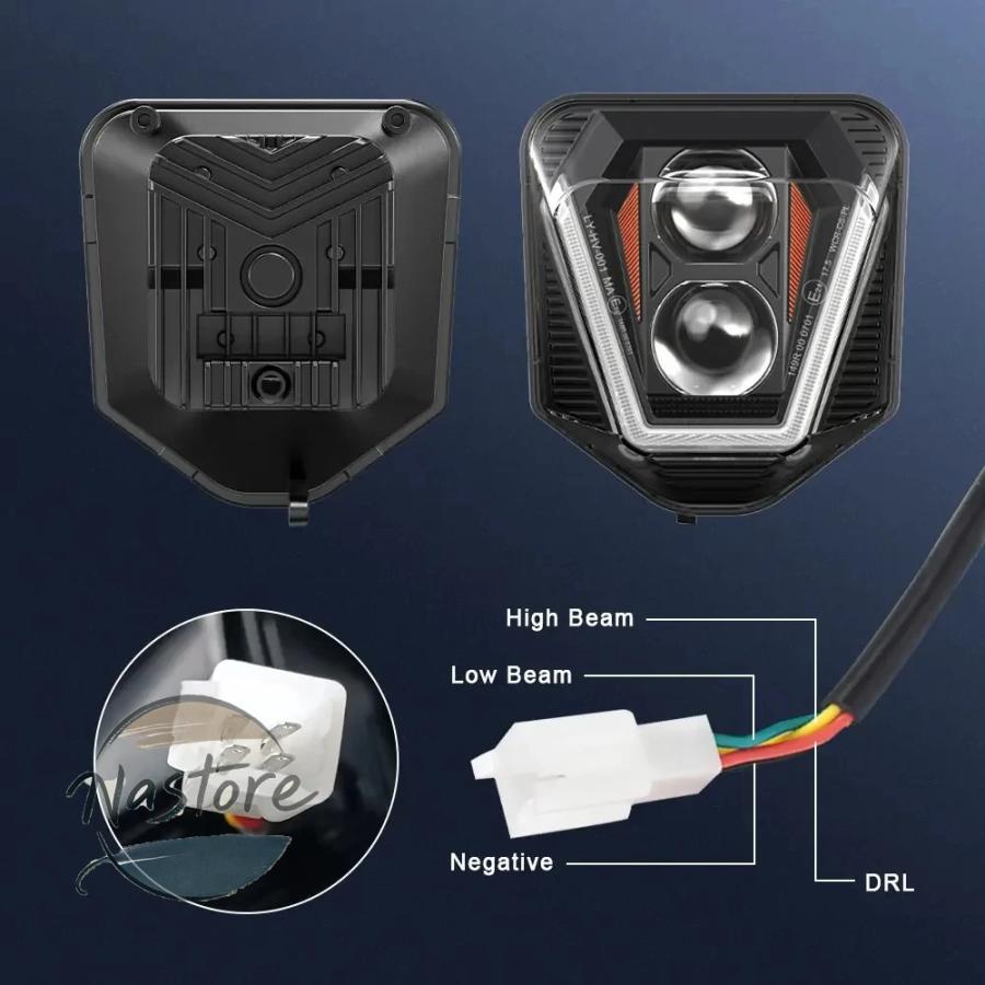 並行輸入品 バイク ヘッドライト ヘッド ライト led ライトハスクバーナ te fe tc fc 125 250 300 350 450 501_4