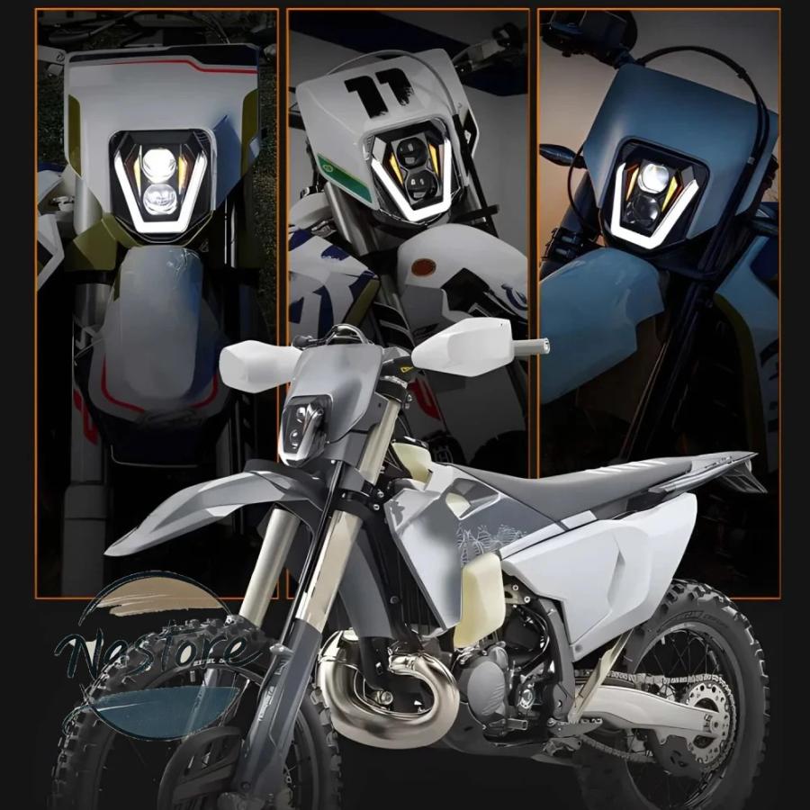 並行輸入品 バイク ヘッドライト ヘッド ライト led ライトハスクバーナ te fe tc fc 125 250 300 350 450 501_5