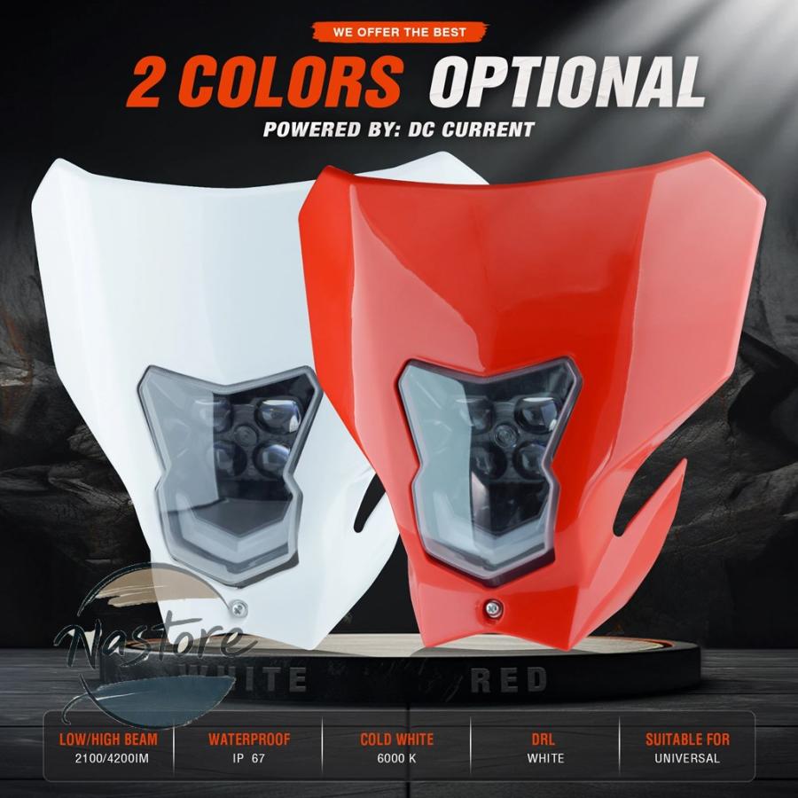 並行輸入品 ホンダ crf450l バイク ヘッドライト led ヘッドランプ crf crf450xr 2019 2020 カスタムパーツ 部品 アクセサリーの画像