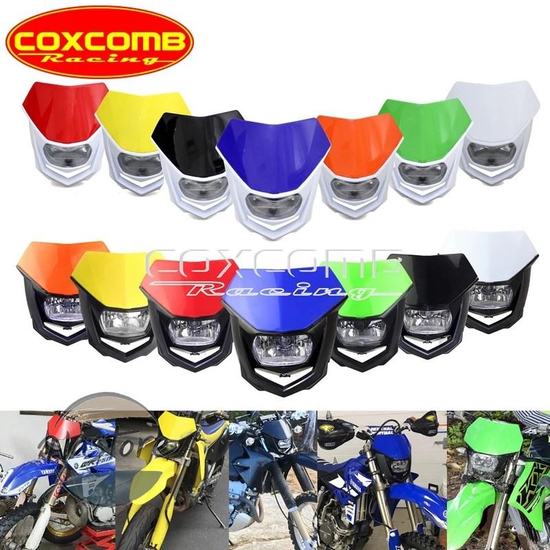 並行輸入品 kx250f バイク ヘッドライト ヘッド グリーンオフロード