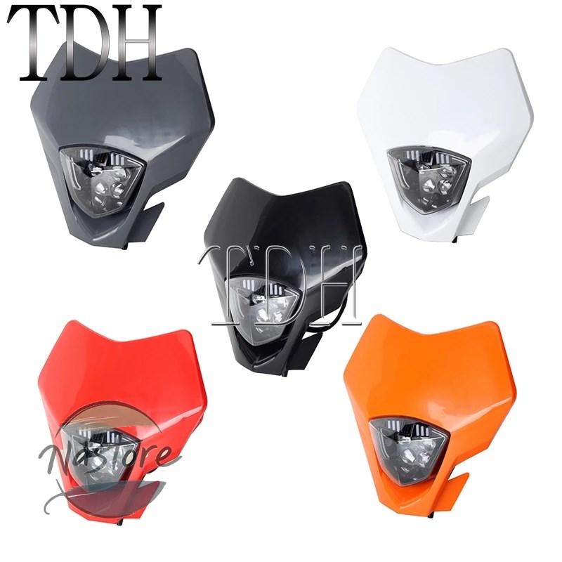 並行輸入品 ex300 バイク ヘッドライト ヘッドランプ led スーパーモト フェアリング ガス カスタムパーツ 部品 アクセサリー_2