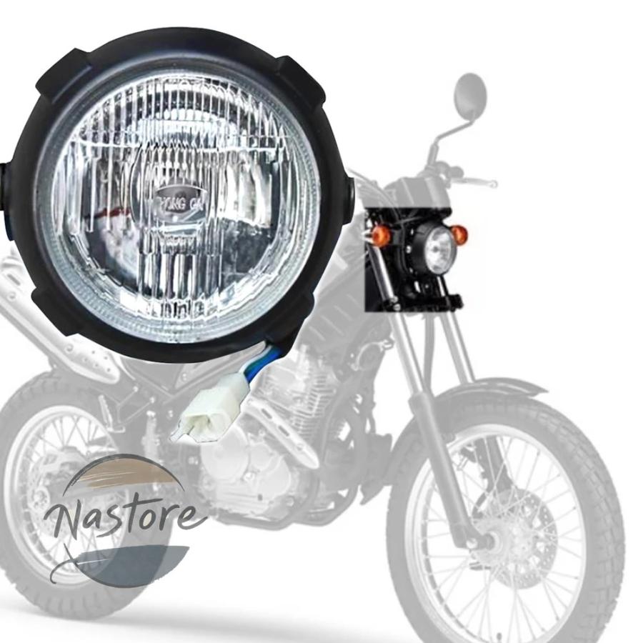 ヤマハ トリッカー 純正ヘッドライト ライトガード付　XG250 並行輸入品 xg250 ヤマハ バイク ヘッドライト アクセサリー カスタム