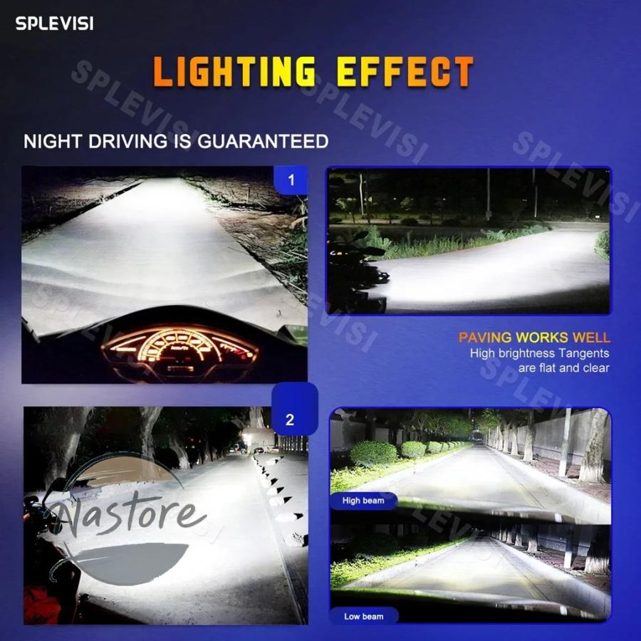 並行輸入品 スズキ suzuki バイク ヘッドライト ヘッド ライト 2pc led 12v ランプ高低ビーム gsxs750 2015 2021
