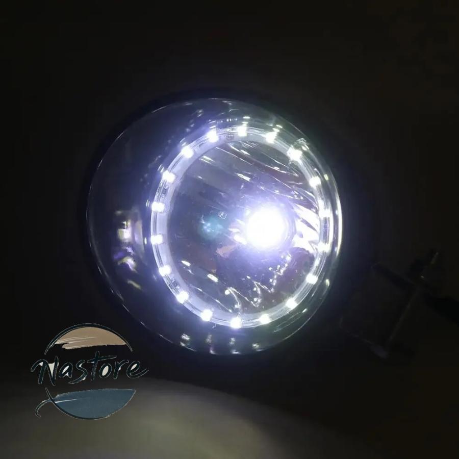 並行輸入品 バイク フォグランプ カスタムパーツ クローム led ブレット スポットライト カスタムパーツ 部品 アクセサリー_5