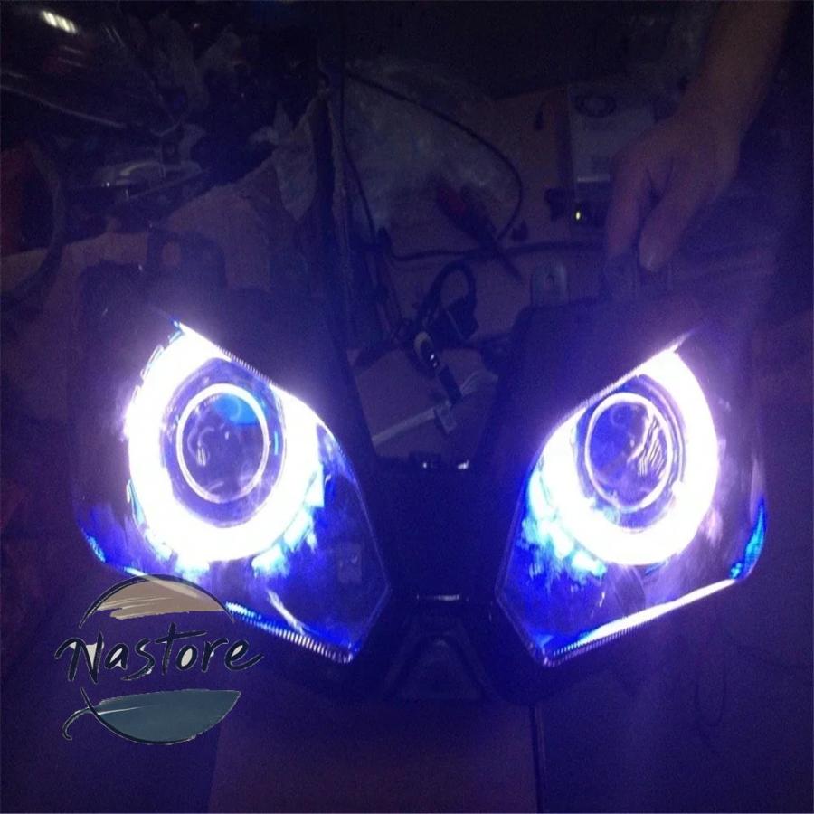並行輸入品 バイク ヘッド ヘッドライト ニンジャ300 ライト ニンジャ 300 zx 6r 2013 2016 ランプ led エンジェルアイランプライト フィット ヴェルシス 65_4