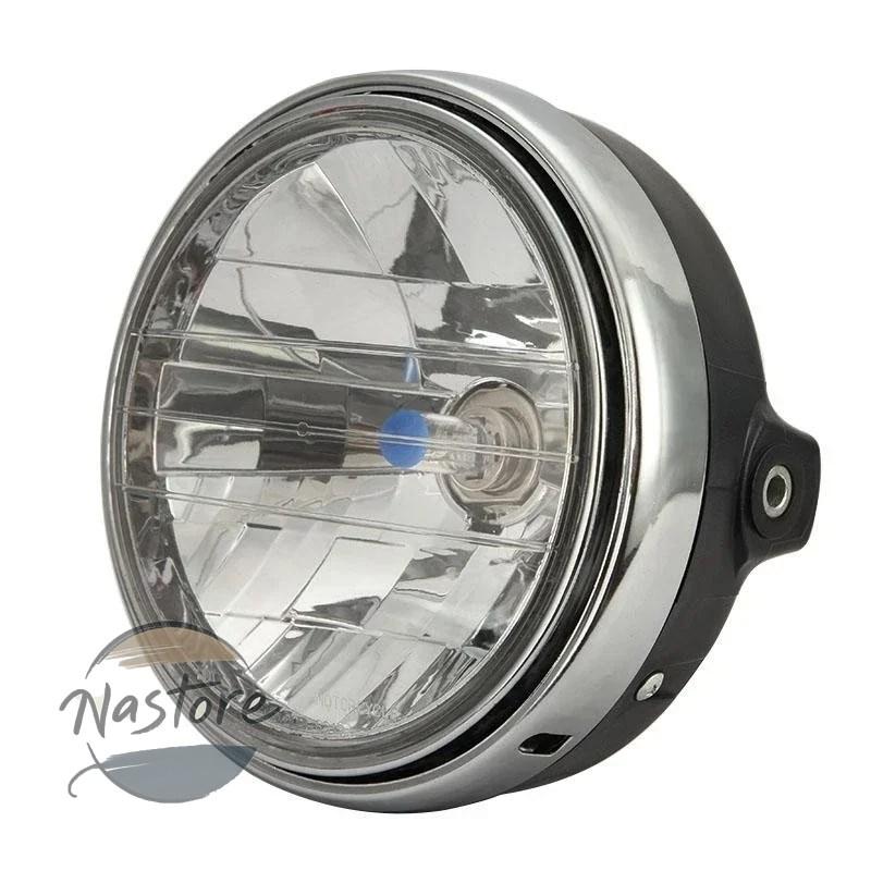 並行輸入品 cb400 ホンダ honda バイク ヘッドライト ヘッド ライト 7 インチラウンド cb500 cb1300 vtec vtr250 hornet 250 600 900 カスタムパーツ 部品の画像