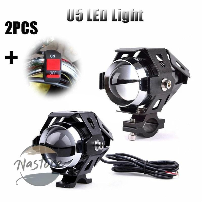 並行輸入品 u7 ホンダ honda バイク フォグランプ ヘッドライト フロント ヘッド ライト u5 12v led ランプスポットライト xlv 600 650 カスタムパーツ 部品の画像
