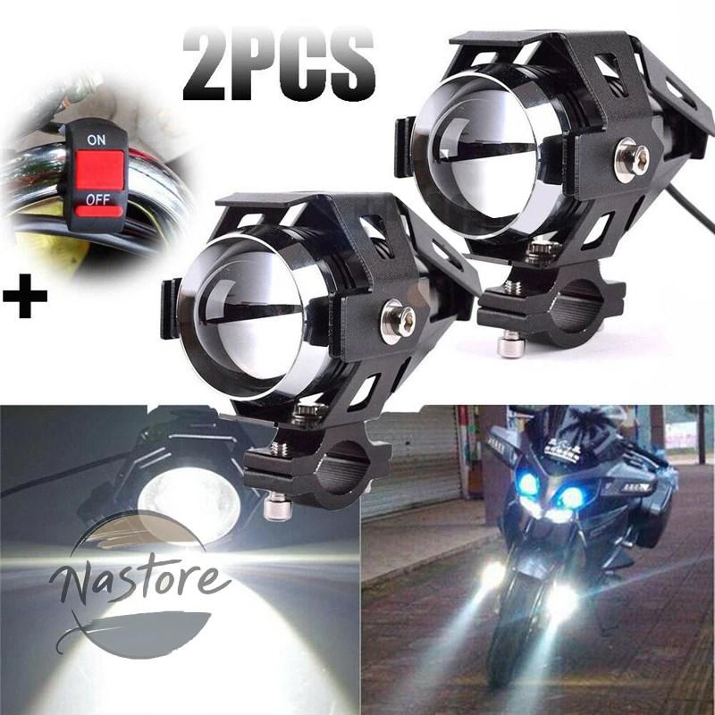 並行輸入品 u7 ホンダ honda バイク フォグランプ ヘッドライト フロント ヘッド ライト u5 12v led ランプスポットライト xlv 600 650 カスタムパーツ 部品の画像