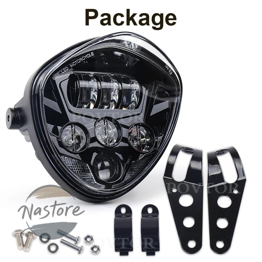 並行輸入品 ホンダ honda バイク ヘッドライト ヘッド ライト 円周97.4?135mmフォークチューブ ブラケットクランプ ハーレー ヤマハ カスタムパーツ 部品_5