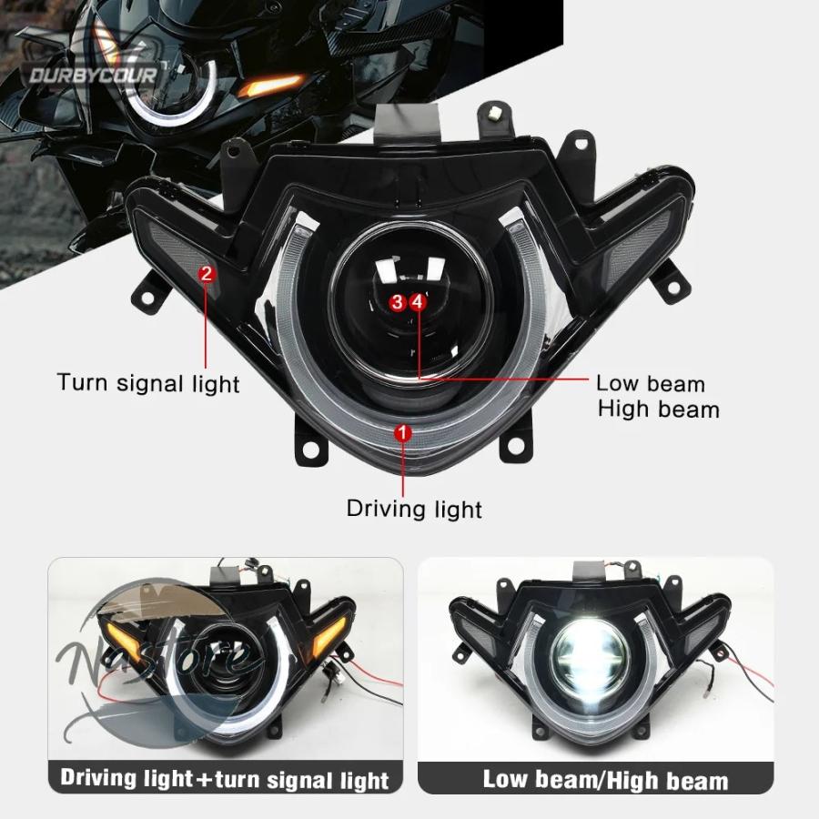 並行輸入品 スズキ suzuki バイク フロント ヘッド ヘッドライト 部品