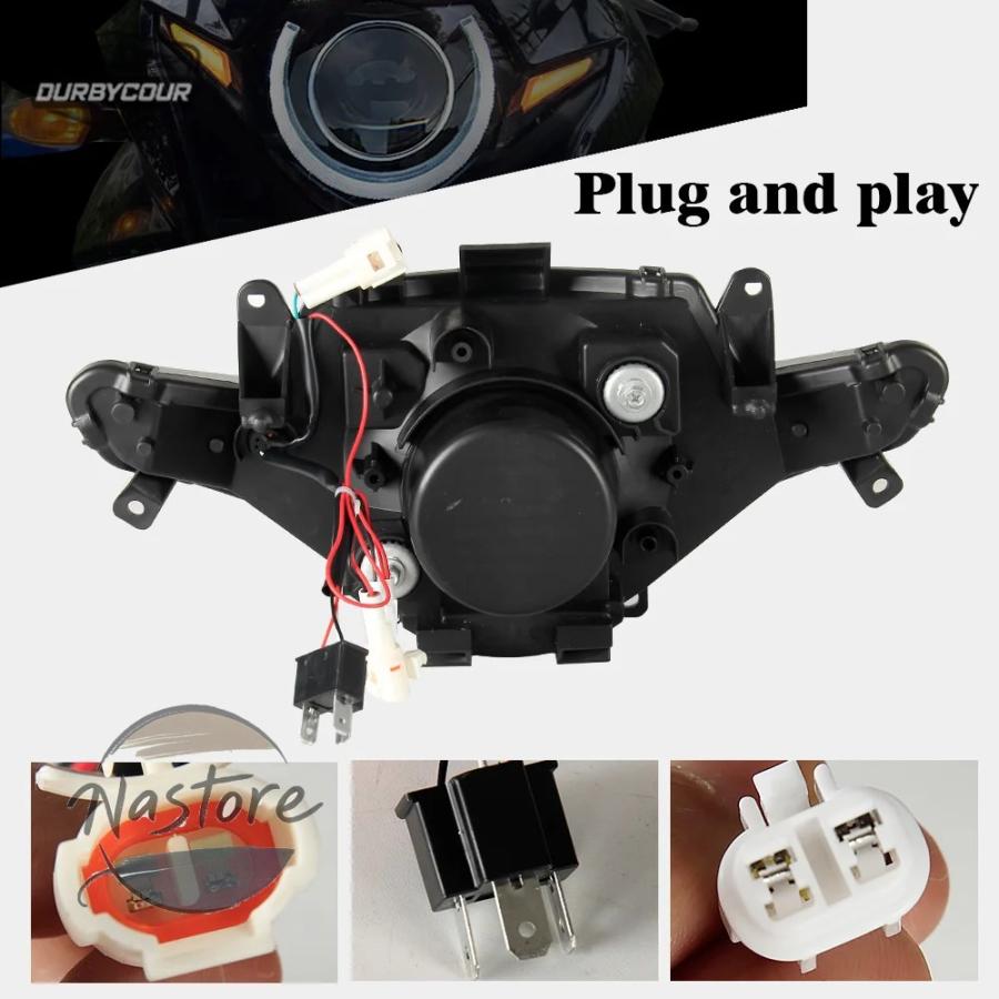 並行輸入品 スズキ suzuki バイク フロント ヘッド ヘッドライト 部品
