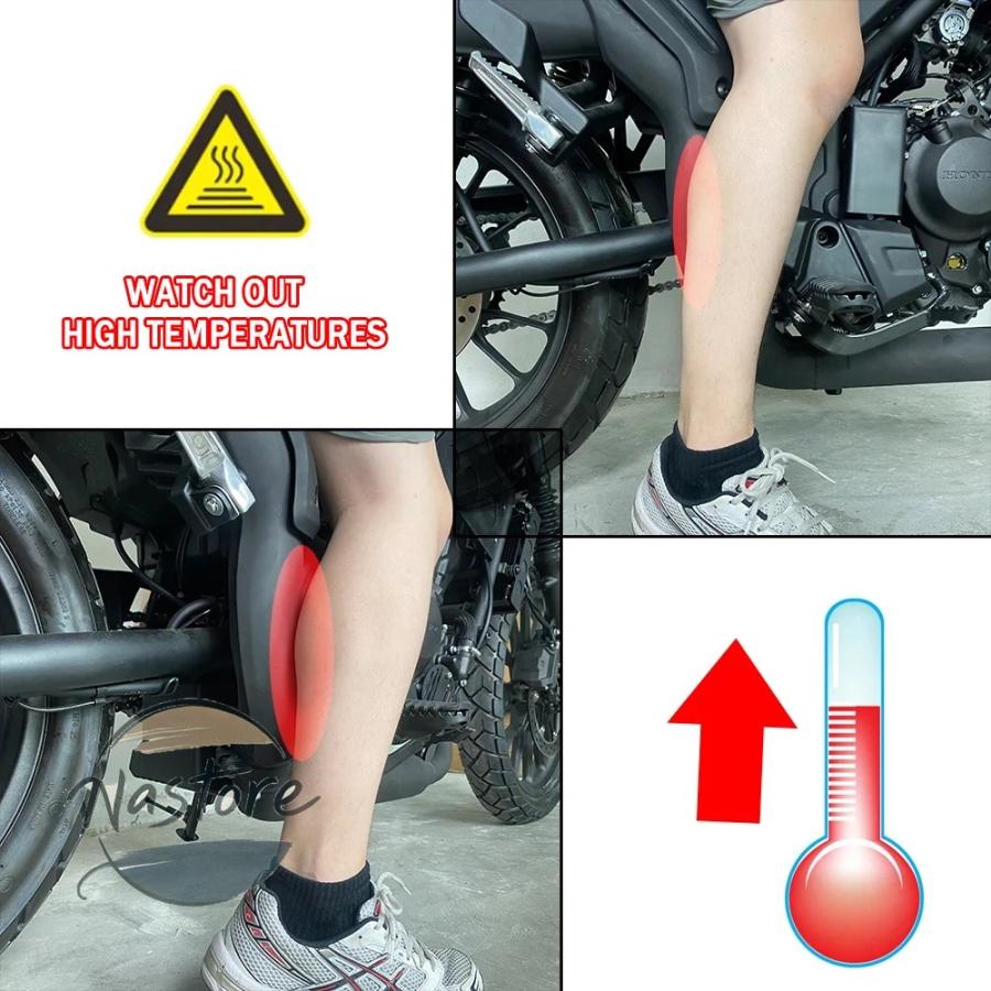 並行輸入品 ホンダ cl250 バイク カバー アクセサリー カスタム cl 断熱 パネル 火傷防止 カスタムパーツ 部品 アクセサリーの画像