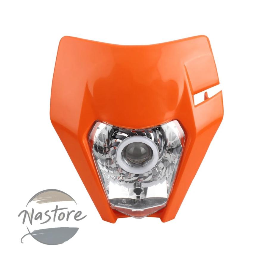 並行輸入品 バイク ヘッドライト カスタムパーツ カスタム ヘッド エンデューロ ライト プレート ktm exc led xc sx excf xcw 125 500 カスタムパーツ 部品の画像
