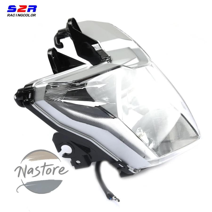 並行輸入品 ybr125z ヤマハ バイク ヘッドライト フロント ヘッド ライト ybr z 125 ybrz 125z ランプ ランプライト 2017 2018 2019 12v カスタムパーツ 部品_4