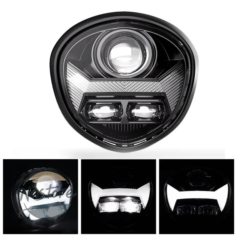 並行輸入品 ヤマハ バイク ヘッドライト 2010 2017 v star 1300 xvs 1300ct led プロジェクター カスタムパーツ 部品 アクセサリーの画像