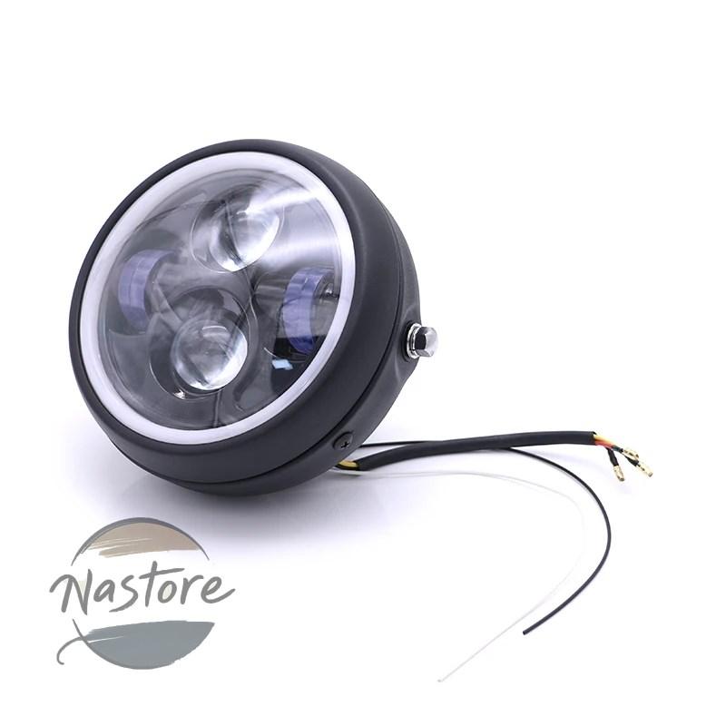 並行輸入品 ホンダ honda バイク ヘッドライト ヘッド ライト 6.5インチ 汎 led hi/lo ランプ電球 drl エンジェルリング ハーレー BMW カスタムパーツ 部品_3