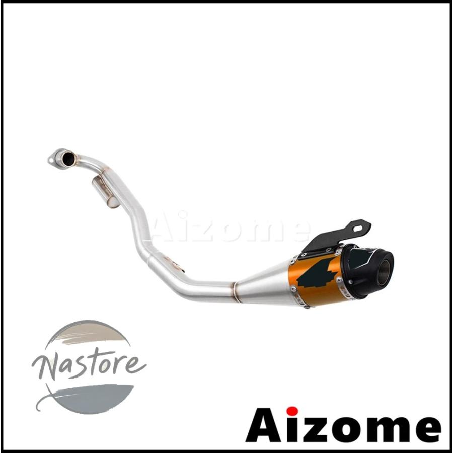 並行輸入品 バイク キット マフラー 部品 カスタムパーツ アクセサリー フルエキゾースト システム パイプ hoda crf230f crf 230f 2008 2020 230 f ダート mx_1
