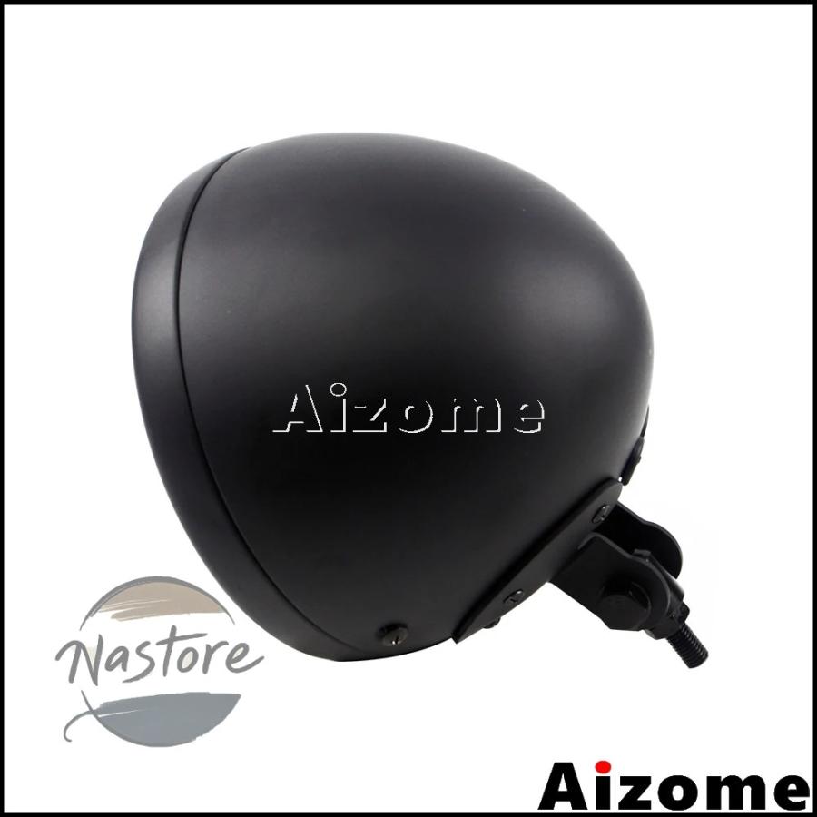 並行輸入品 バイク ヘッドライト カスタム ヘッド ライト ボトムマウント 7 インチ led ランプ電球バケットハウジングハーレー カスタムパーツ_3