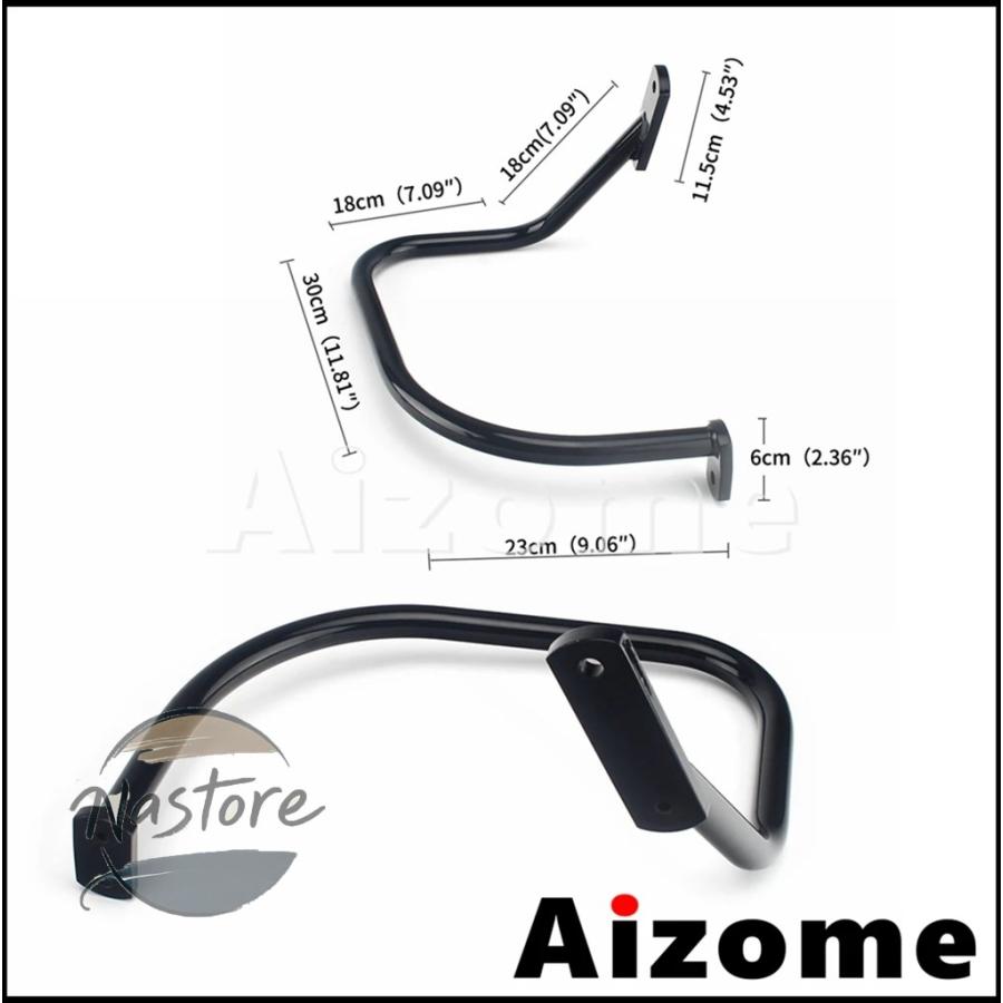 並行輸入品 バイク ガード 取付 7 8 インチ22 mm サドルバッグクラッシュバーサドルバッグブラケットハーレー ソフテイルデラックス flstn 2005 2017_2