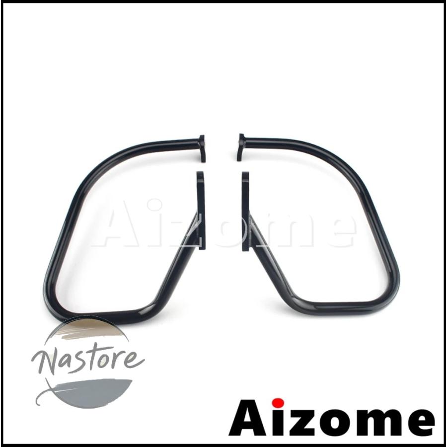 並行輸入品 バイク ガード 取付 7 8 インチ22 mm サドルバッグクラッシュバーサドルバッグブラケットハーレー ソフテイルデラックス flstn 2005 2017_3