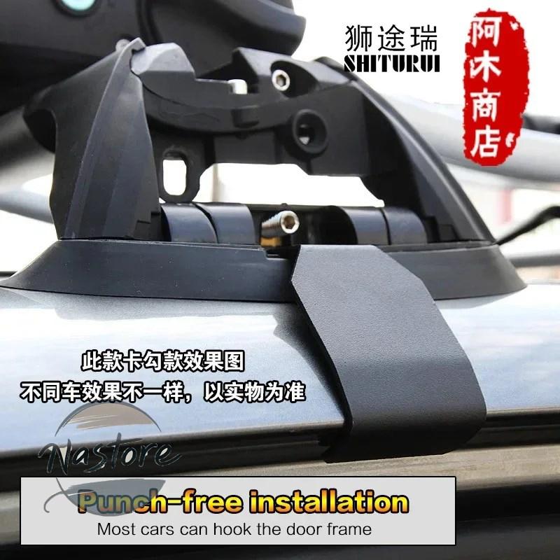 並行輸入品 shiturui シュコダ オクタヴィア 4 dr セダン 2013 2020 serultra 静トラックルーフバー特殊合金ベルトロック 部品 カスタムパーツ アクセサリー_2