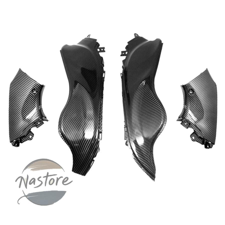 並行輸入品 スズキ suzuki バイク カバー フロント 4 個 ハヤブサ gsx1300r gsx 1300r 08 2020 アッパーダッシュラムエアダクトカーボン フェアリングの画像
