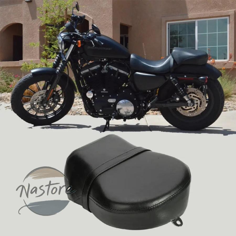 並行輸入品 バイク リア 助手席 ピリオンクッションハーレー スポーツスターアイアン 883 ナイトスター 1200 カスタムパーツ 部品 アクセサリー_2
