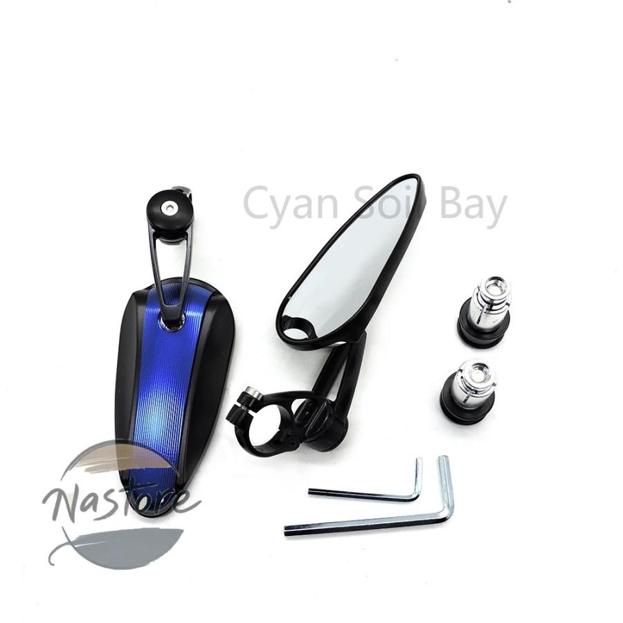 並行輸入品 r1 ヤマハ バイク ミラー ハンドル バー エンドバック yzf r3 r6 r25 mt07 mt09 fz07 fz09 ybr 125 カワサキ z800 z1000 カスタムパーツ 部品_2